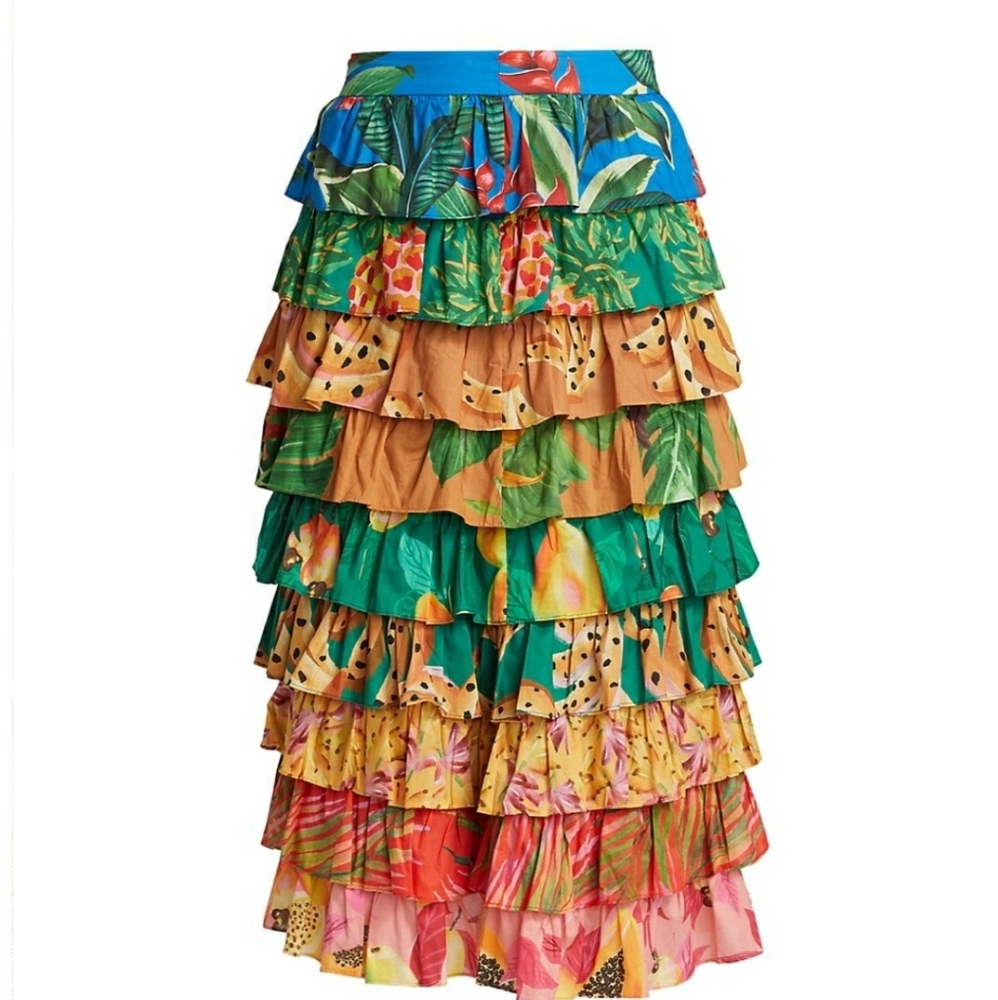 Farm Rio Midi Skirt